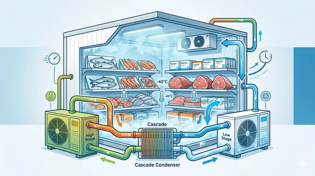 ห้องเย็นสำเร็จรูป กับระบบ Cascade